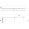 Kratki Delta Ecke 900 Einbaukamin