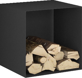 Holzregale von Cube Pure Stone