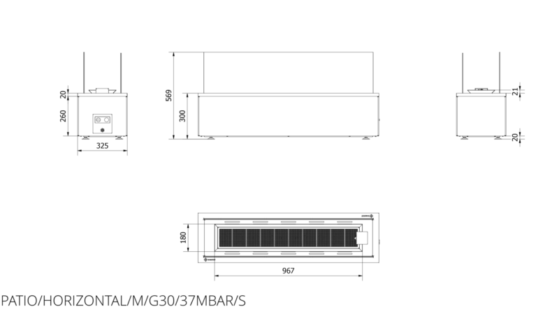 Kratki Patio Horizontal