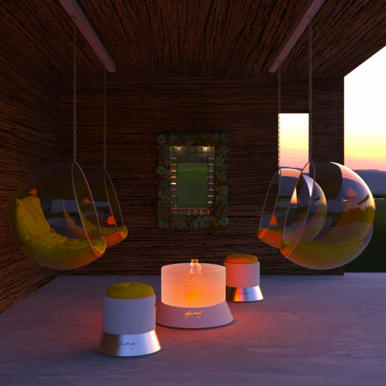 GlammFire ALBA Holzfeuerstelle | MCS Design