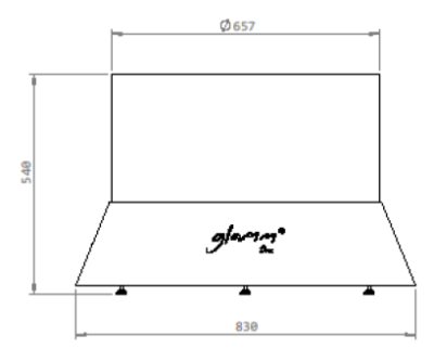 GlammFire ALBA Holzfeuerstelle | MCS Design