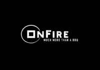 Das OnFire Logo in Schwarz