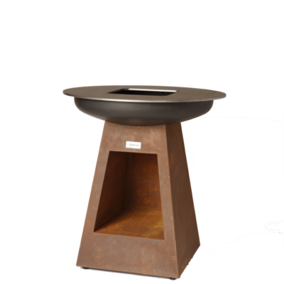 Onfire BBQ 100cm in corten mit Holzablagefach