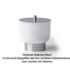 QFlame Set Table ø20cm
